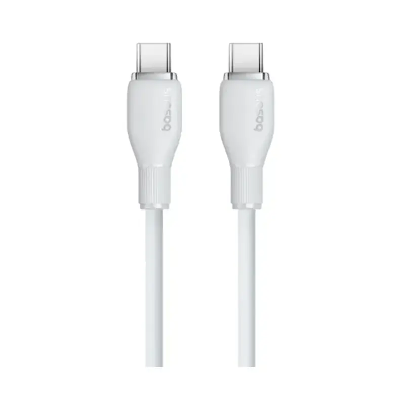 کابل تایپ سی باسئوس Pudding Fast Charging USB-C To USB-C